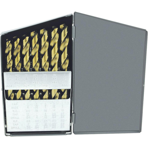 GF29CB Jet-Kut&reg; Super Premium Drill Bit Set, 29 Pieces, Cobalt Brunswick Fyr & Safety