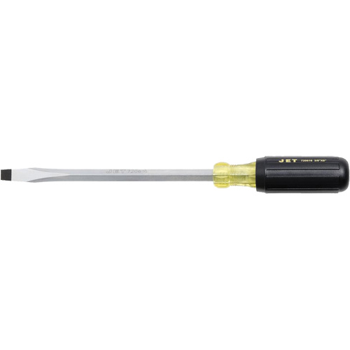 JKSS-8 Tournevis &agrave; fente, Tige de 3/8", Carr&eacute;e, 8" lo, Prise en Coussin&eacute;e Brunswick Fyr & Safety