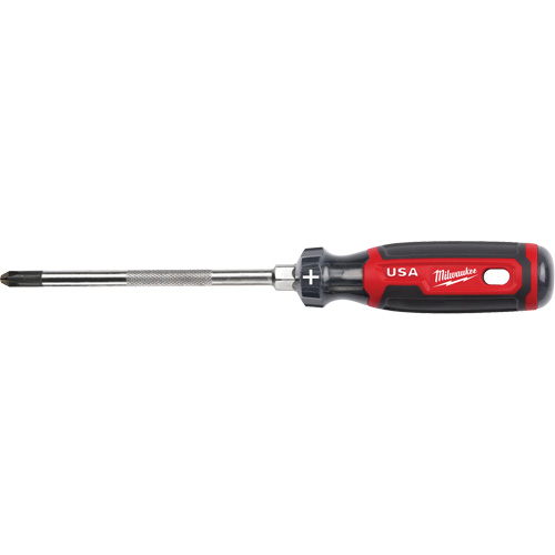 Phillips Screwdriver, #3 Tip, Round, 279 mm L, Cushion Grip Handle Brunswick Fyr & Safety