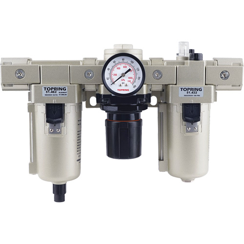 Filter, Regulator, Lubricator with Metal Bowl, 1/2" NPT, 150 PSI Brunswick Fyr & Safety