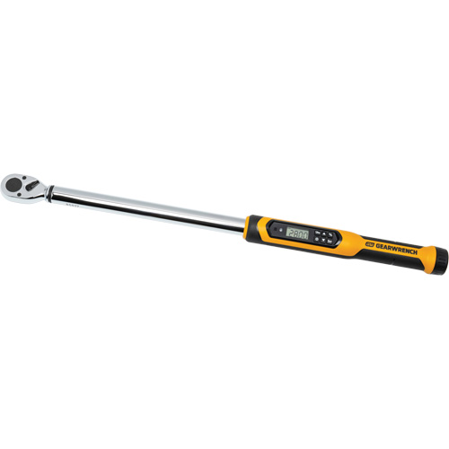 Torque Wrench, Electronic, 1/2" Square Drive, 25 - 250 ft-lbs. Brunswick Fyr & Safety