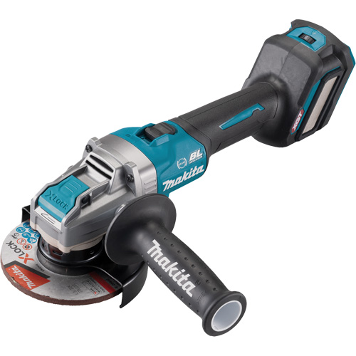 Meuleuse dangle sans fil avec interrupteur &agrave; glissi&egrave;re et moteur sans balai X-Lock XGT (outil seulement), Roue de 5", 40 V Brunswick Fyr & Safety