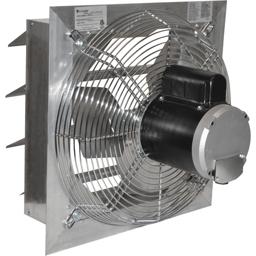 Ventilateur d'&eacute;chappement 14" s&eacute;rie X 1SP, 5" p x 18,75" la x 15,75" ha Brunswick Fyr & Safety