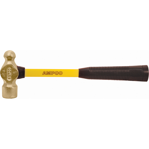 Ball Pein Hammer, 1.5 lbs. Head Weight, 14" L Brunswick Fyr & Safety
