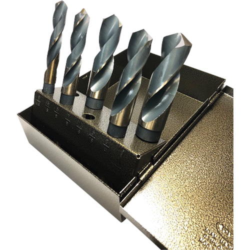 Prentice Drill Bit Set, 5 Pieces, High Speed Steel Brunswick Fyr & Safety