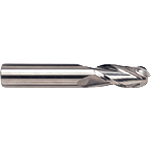 Ball Nose End Mill, 1/8" Dia., 4 Flutes, Carbide Brunswick Fyr & Safety