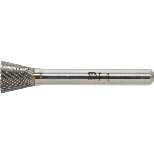 Solid Carbide Burr, SN-1, 1/4" Dia., 1/4" Shank, 5/16" Depth of Cut Brunswick Fyr & Safety