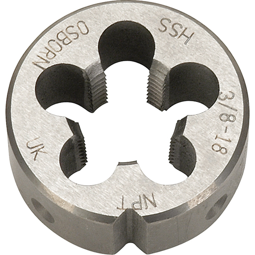 Pipe Die, 1/8"-28 Thread, High Speed Steel Brunswick Fyr & Safety