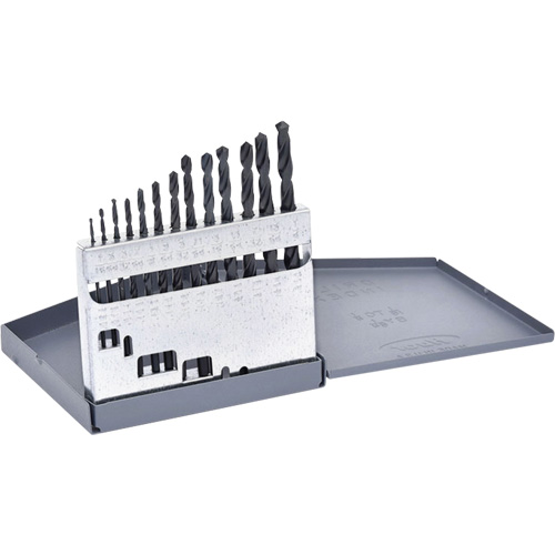 Hyper Jobber Length Drill Bit Set, 13 Pieces, High Speed Steel Brunswick Fyr & Safety