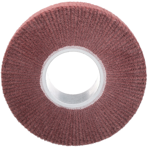 Brosse &agrave; lamelle de finition Scotch-Brite, Oxyde d'aluminium, Grain Fin, 8" x 2" x 3" Brunswick Fyr & Safety