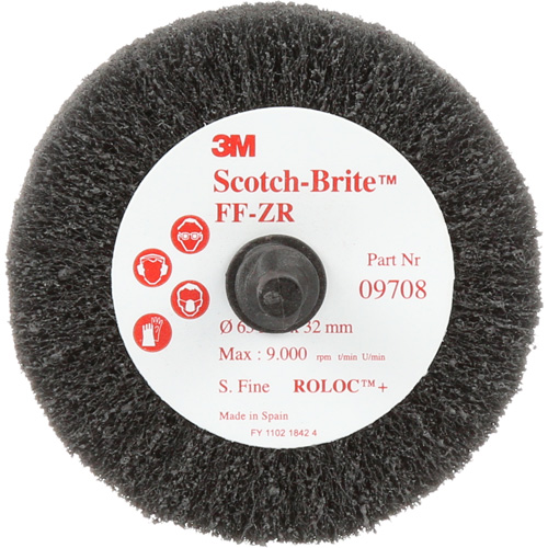 Brosse &agrave; lamelles pour la coupe et le polissage Scotch-Brite, Oxyde d'aluminium, Grain Fin, 2-1/2" x 1-1/4" x 1/4" Brunswick Fyr & Safety