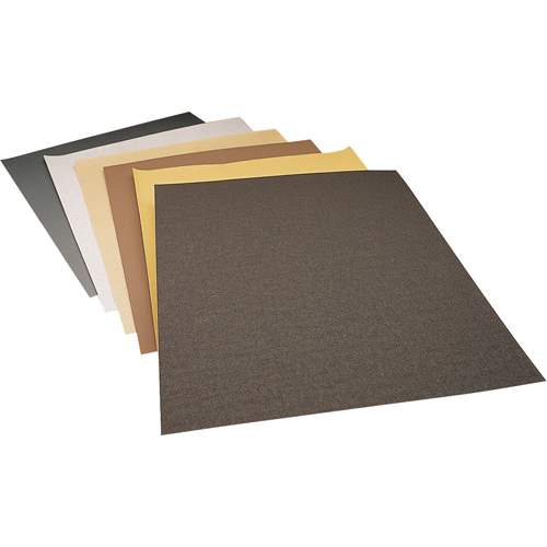 Papier abrasif, 9" x 11", Grain 80, Grenat Brunswick Fyr & Safety