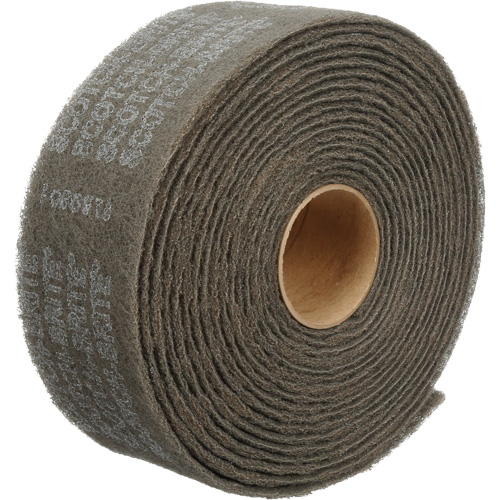 Ruban de nettoyage et de finition Scotch-Brite, Tr&egrave;s fin, 4" la x 30' lo Brunswick Fyr & Safety