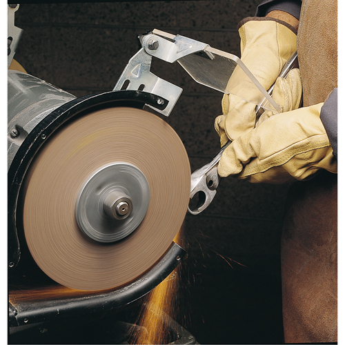 Scotch-Brite Cut & Polish Wheels, 6" Dia. x 1" W, 1" Arbor, Aluminum Oxide Brunswick Fyr & Safety