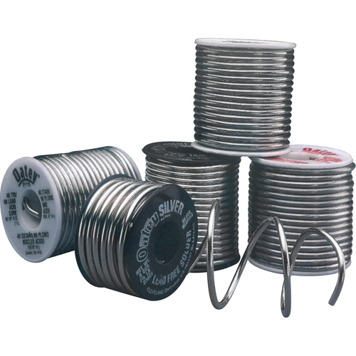 M&eacute;tal d'apport 40/60 &agrave; usage g&eacute;n&eacute;ral, &agrave; base de plomb, 40 % d'&eacute;tain, 60 % de plomb, &acirc;me Acide, dia. 0,125" Brunswick Fyr & Safety
