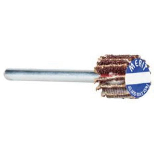 Roue &agrave; lamelles haute performance Micro-Mini, Oxyde d'aluminium, Grain 320, 3/4" x 1/2" x 1/8" Brunswick Fyr & Safety
