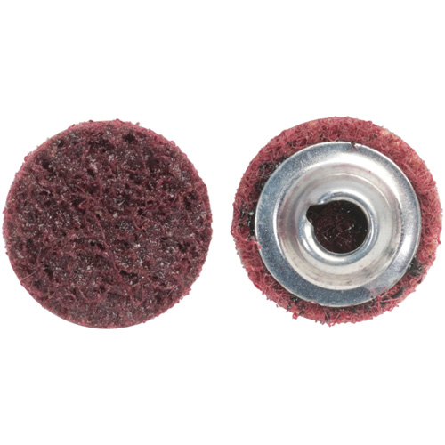 Disque de pr&eacute;paration de surface &agrave; remplacement rapide, 1" dia., Grain Moyen, Oxyde d'aluminium Brunswick Fyr & Safety