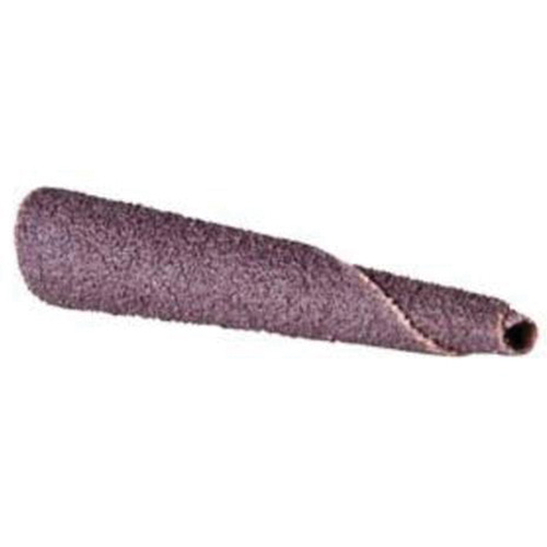 ALO Spiral Cartridge Roll, 100 Grit, 5/16" Dia., Aluminum Oxide, 1-1/2" L, 1/4" Arbor Brunswick Fyr & Safety