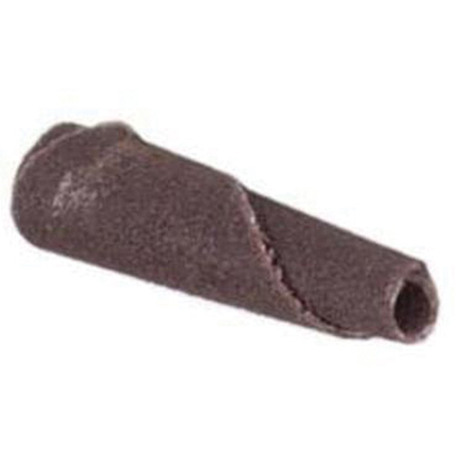 ALO Spiral Cartridge Roll, 100 Grit, 3/16" Dia., Aluminum Oxide, 1" L, 1/8" Arbor Brunswick Fyr & Safety