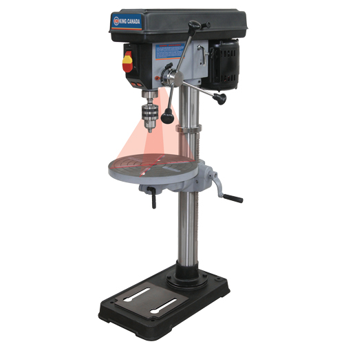 Perceuses &agrave; colonne avec laser, 13", Mandrin 5/8", 3670 tr/min Brunswick Fyr & Safety