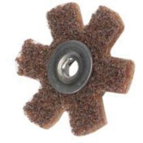 Abrasotex Surface Preparation Star, 1-1/2" Dia., Coarse Grit, Aluminum Oxide Brunswick Fyr & Safety