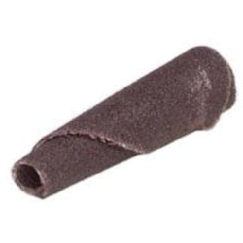 ALO Spiral Cartridge Roll, 60 Grit, 3/16" Dia., Aluminum Oxide, 1" L, 1/8" Arbor Brunswick Fyr & Safety