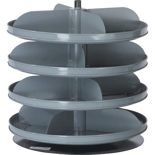 Rotabin&reg; Storage Units, 60 lbs. Capacity per Level, 4 Level, 18-1/2" H x 17" Dia. Brunswick Fyr & Safety