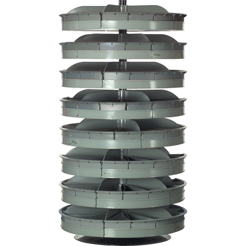 Rotabin&reg; Storage Units, 500 lbs. Capacity per Level, 66" H x 28" Dia. Brunswick Fyr & Safety