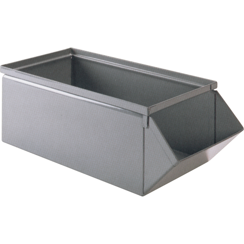 Steel Bin, 100 lbs. Cap., 15" W x 24" D x 11" H, Blue Brunswick Fyr & Safety