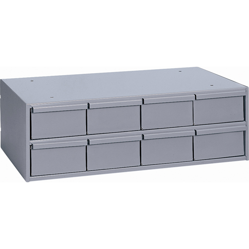 Casiers &agrave; tiroirs industriels, 8 tiroirs, 22-3/4" la x 11-5/8" p x 7-3/8" h, Gris Brunswick Fyr & Safety