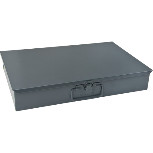 Boîtes en acier &agrave; compartiments &agrave; fond courb&eacute;, 18,34" la x 12,16" p x 3,16" h, 6 horizontaux compartiments Brunswick Fyr & Safety