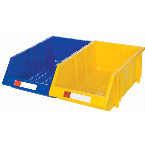 Stack & Hang Bin, 11-13/16" W x 7" H x 17-11/16" D, Yellow Brunswick Fyr & Safety
