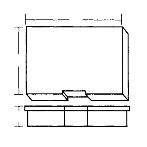 Compartment Case, Plastic, 15-1/2" W x 11-3/4" D x 2-1/2" H, Grey Brunswick Fyr & Safety