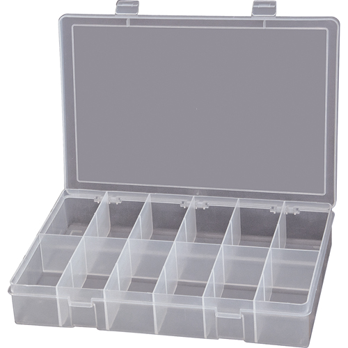 Boîtes &agrave; compartiments compactes en polypropyl&egrave;ne, 13-1/8" la x 9" p x 2-5/16" h, 12 compartiments Brunswick Fyr & Safety