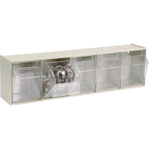 Syst&egrave;me de casiers modulaires Tip-Out, 23-5/8" la x 5-1/4" p x 6-1/2" h, 5 tiroirs Brunswick Fyr & Safety