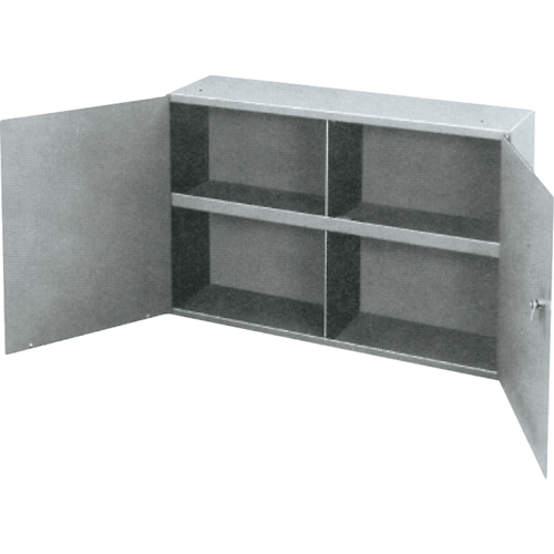 Armoires utilitaires, Acier, 2 Tablettes, 22-1/4" h x 33-3/4" la x 8-1/2" P, Gris Brunswick Fyr & Safety