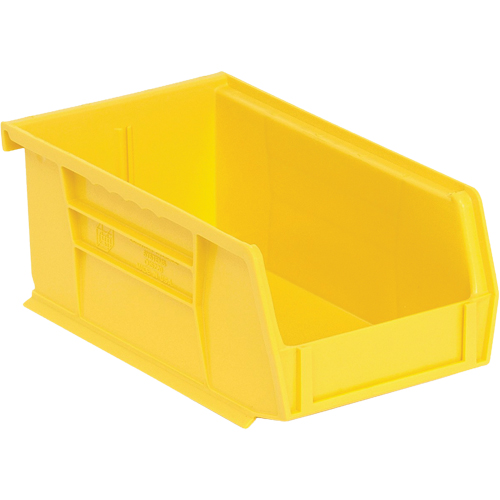 Ultra Stack & Hang Bin, 4-1/8" W x 3" H x 7-3/8" D, Yellow Brunswick Fyr & Safety