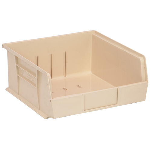 Ultra Stack & Hang Bin, 11" W x 5" H x 10-7/8" D, Ivory Brunswick Fyr & Safety