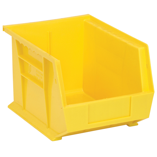 Bacs ultra empilable & suspendable, 8-1/4" la, 7" h x 10-3/4" p, Jaune Brunswick Fyr & Safety
