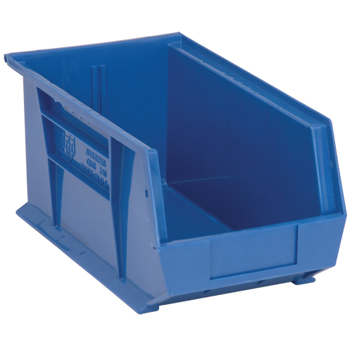 Ultra Stack & Hang Bin, 8-1/4" W x 7" H x 14-3/4" D, Blue Brunswick Fyr & Safety