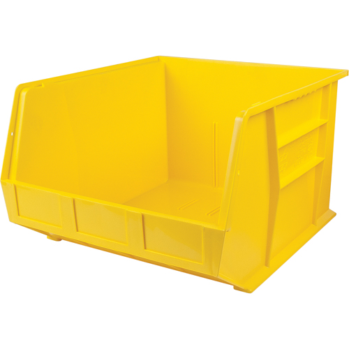 Bacs ultra empilable & suspendable, 16-1/2" la, 11" h x 18" p, Jaune Brunswick Fyr & Safety