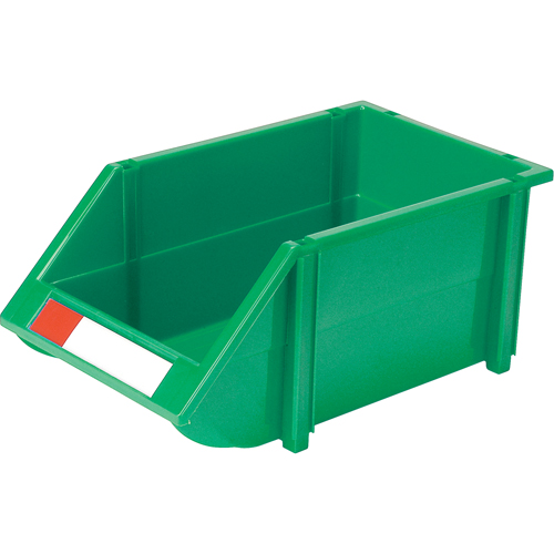 Stack & Hang Bin, 8-3/16" W x 6-3/16" H x 14" D, Green Brunswick Fyr & Safety