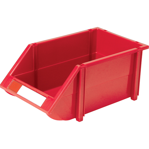 Bac empilable & &agrave; suspendre, 8-3/16" la, 6-3/16" h x 14" p, Rouge Brunswick Fyr & Safety