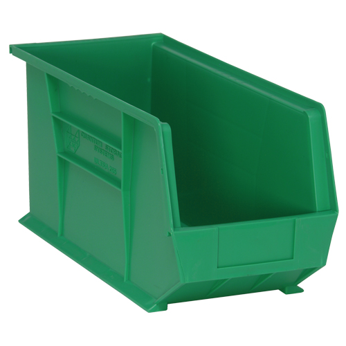Ultra Stack & Hang Bin, 8-1/4" W x 9" H x 18" D, Green Brunswick Fyr & Safety