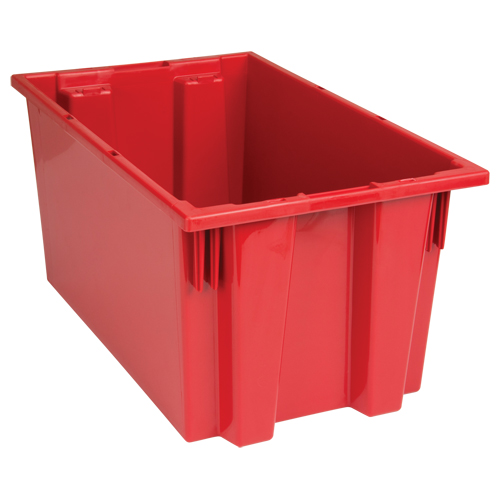 Contenants Stack & Nest, 9" x 18" x 11", Rouge Brunswick Fyr & Safety