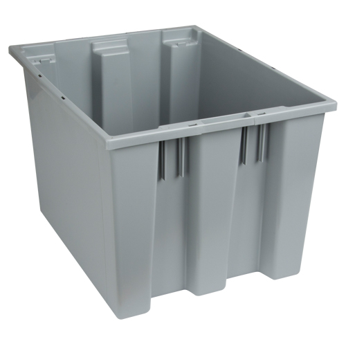 Contenants Stack & Nest, 13" x 19,5" x 15,5", Gris Brunswick Fyr & Safety