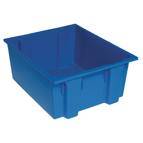 Contenants Stack & Nest, 10" x 23,5" x 19,5", Bleu Brunswick Fyr & Safety