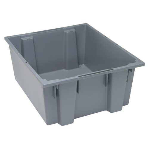 Contenants Stack & Nest, 10" x 23,5" x 19,5", Gris Brunswick Fyr & Safety