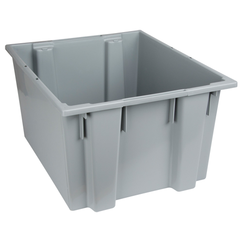 Contenants Stack & Nest, 13" x 23,5" x 19,5", Gris Brunswick Fyr & Safety