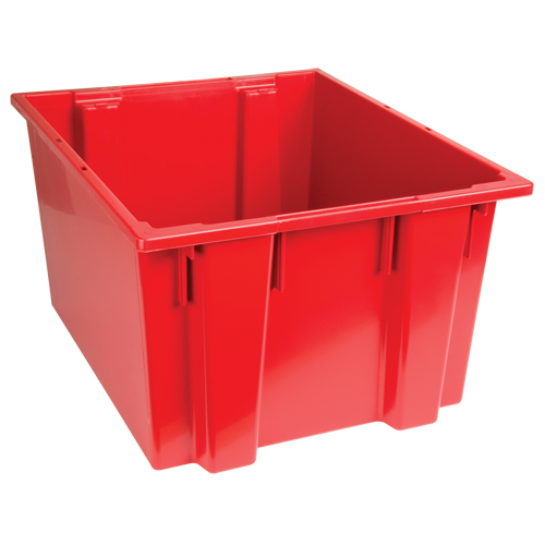 Contenants Stack & Nest, 13" x 23,5" x 19,5", Rouge Brunswick Fyr & Safety